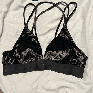 Victoria secret Pink velvet bralette